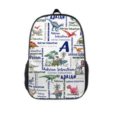 Personalized Custom Dinosaur Name Backpack - Gifts For Kids